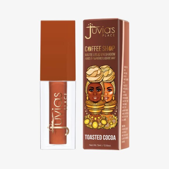 Juvia's Place Coffee Shop Liquid Eyeshadow Set | Toasted Cocoa & Café Noir - Picture 4 of 7